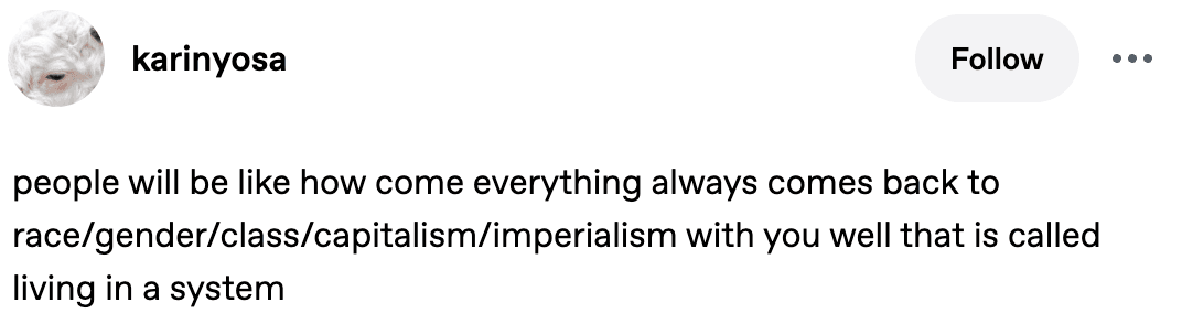 Living in a System